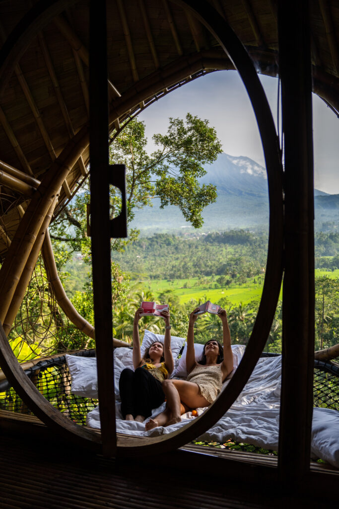 Punduk Villa Bamboo House Bali Floating Breakfast