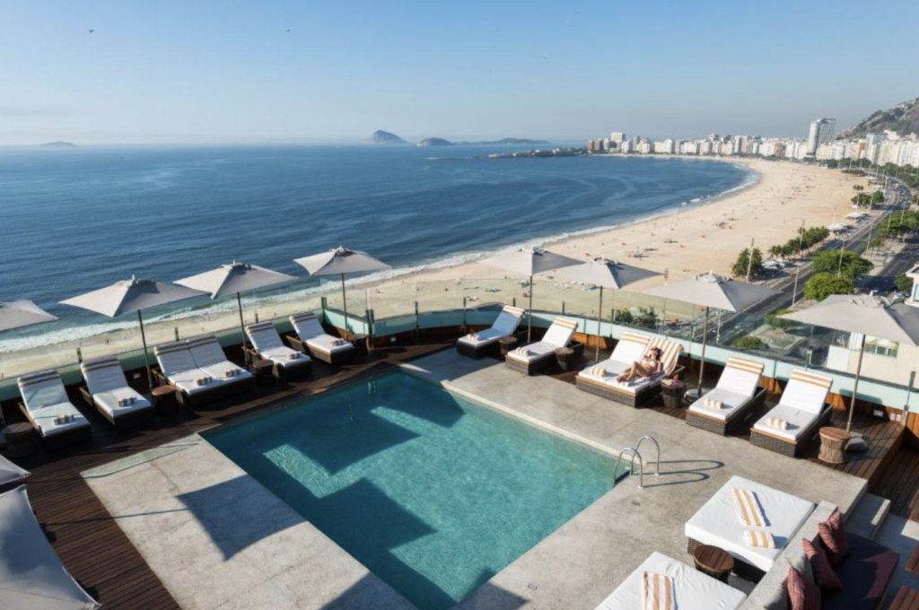 piscine copacabana rio de janeiro hôtel brésil