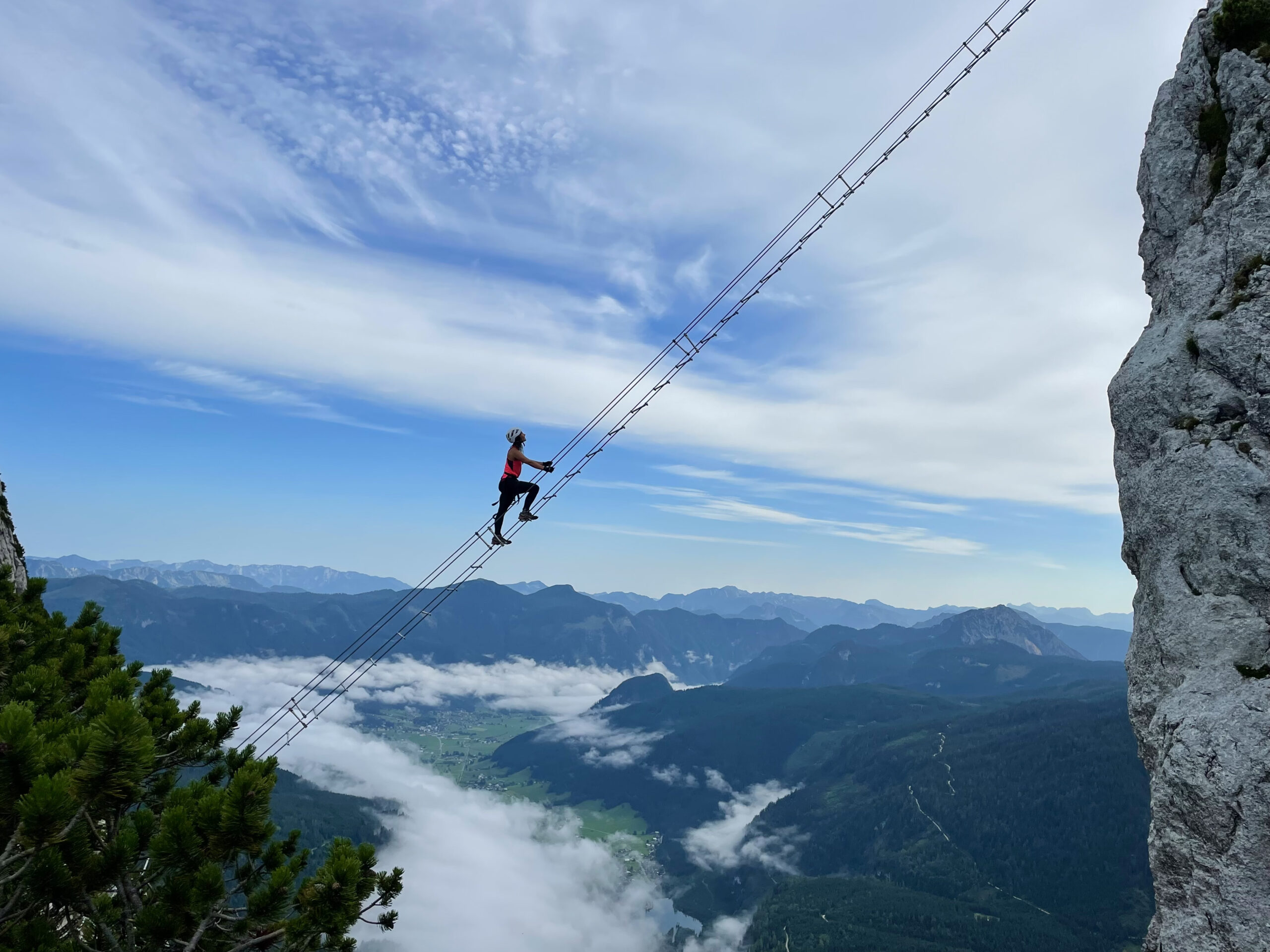 Clairexplore expérience donnerkogel via ferrata