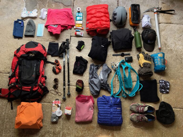 Ascension mont blanc : préparer son sac à dos