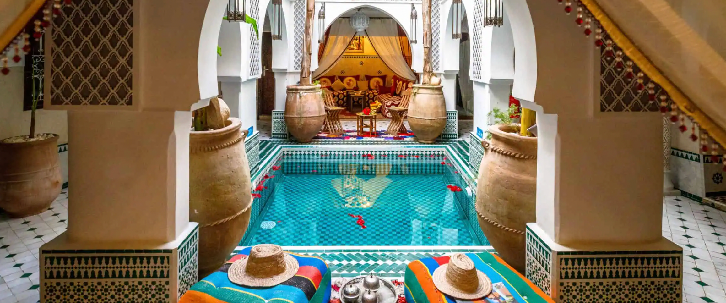Grands groupes : les plus beaux riads et villas de Marrakech (de 6 à 30 personnes)