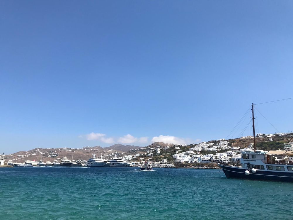 bateau mykonos grèce