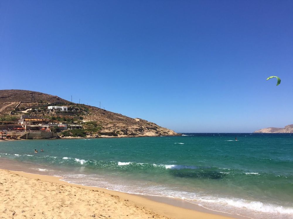 Ftelia Beach Mykonos Grèce