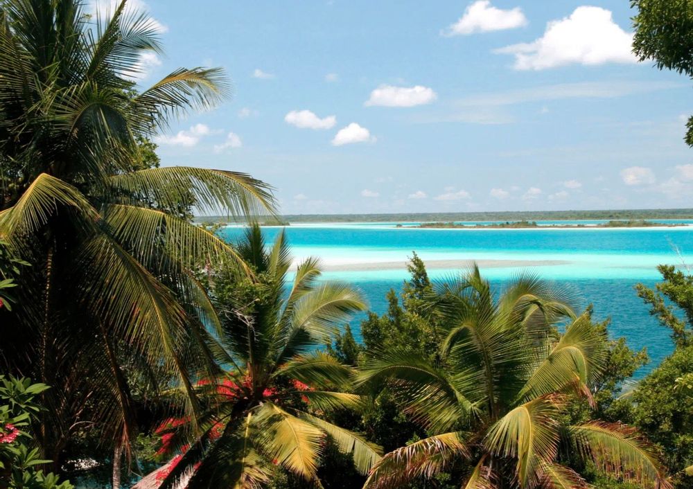 voilier a bacalar au mexique dans le yucatan