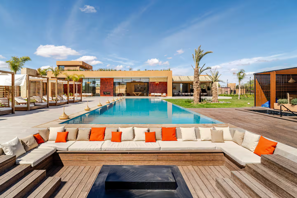 Villa avec piscine Marrakech évènement EVG EVJF Anniversaire