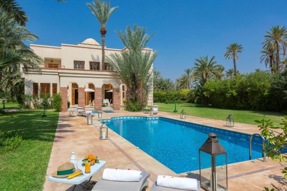 Riad Villa Marrakech piscine évènement EVG EVJF Anniversaire