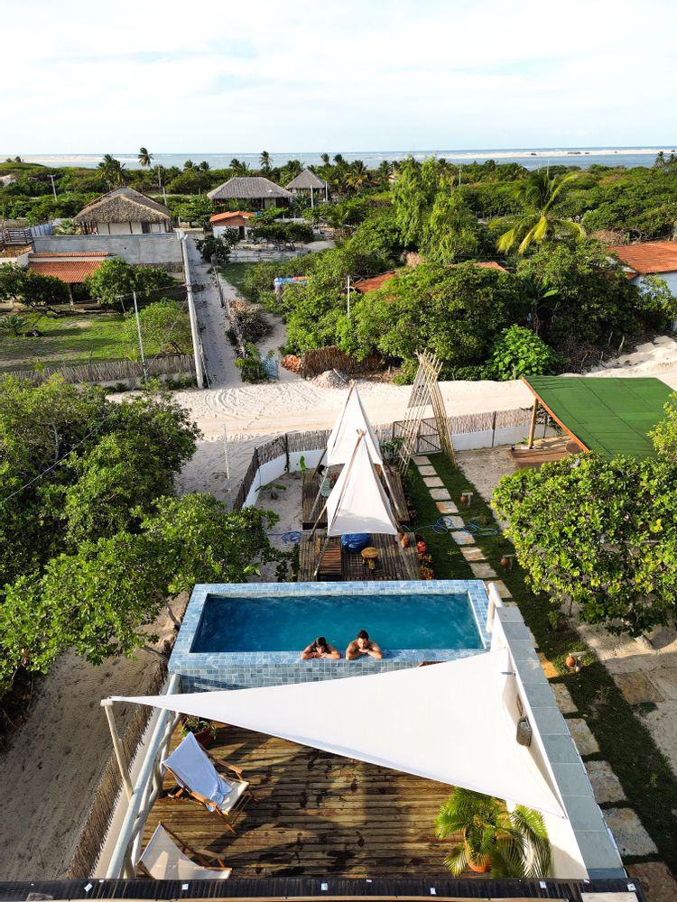 Atins Sky Atins Hôtel Piscine sur le toit Lençois Brésil