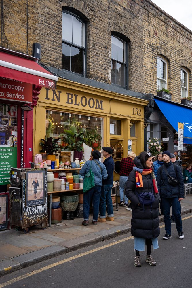 Columbia Road Flower market Shoreditch Londres 