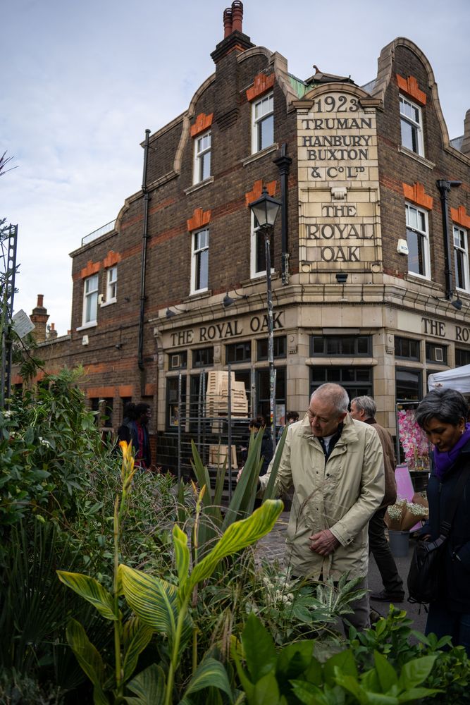 Columbia Road Flower market Shoreditch Londres 