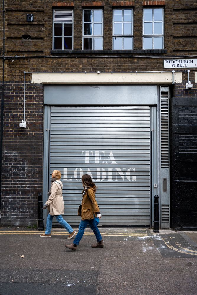 Tea Loading Shoreditch Londres Angleterre Royaume-Uni