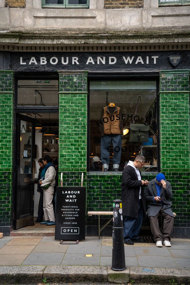 Labour and Wait magasin déco Shoreditch Londres Angleterre Royaume-Uni