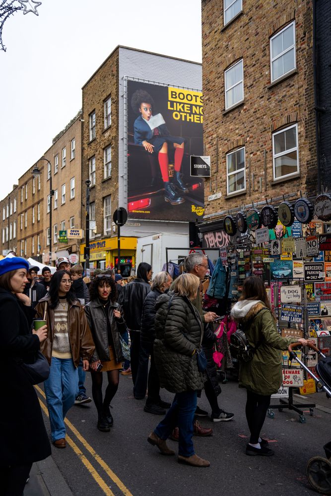 Shoreditch Market Brick Lane Londres