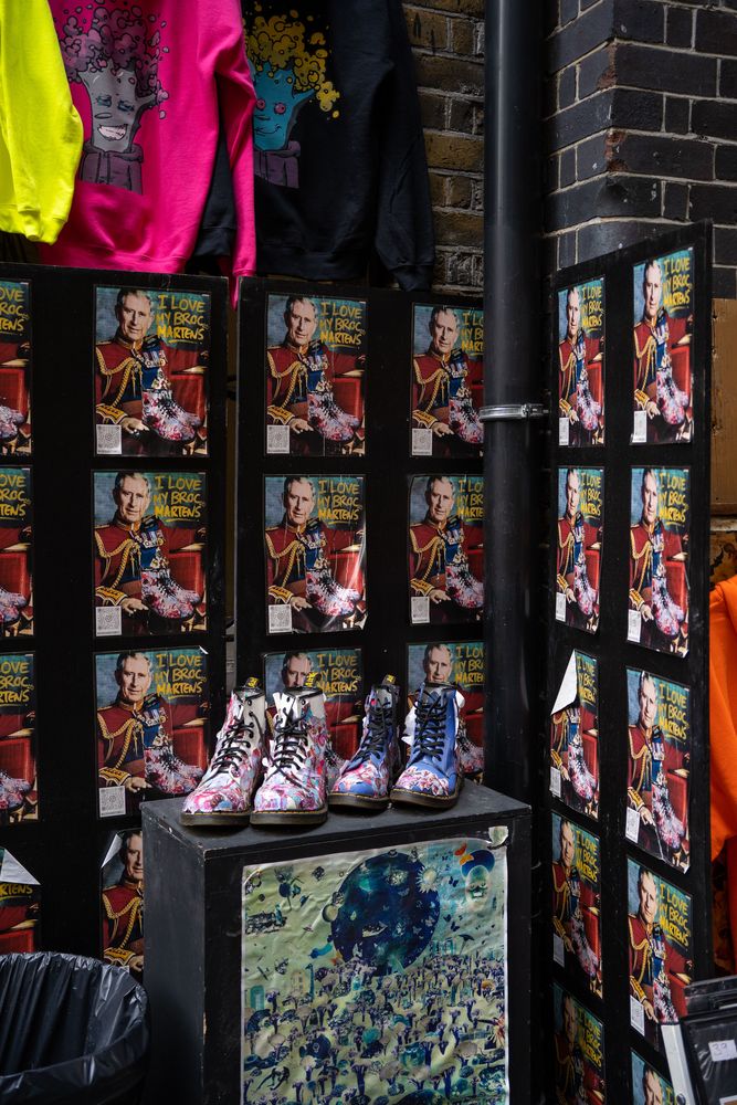 Dock Marteens Brick Lane Shoreditch Londres Angleterre 