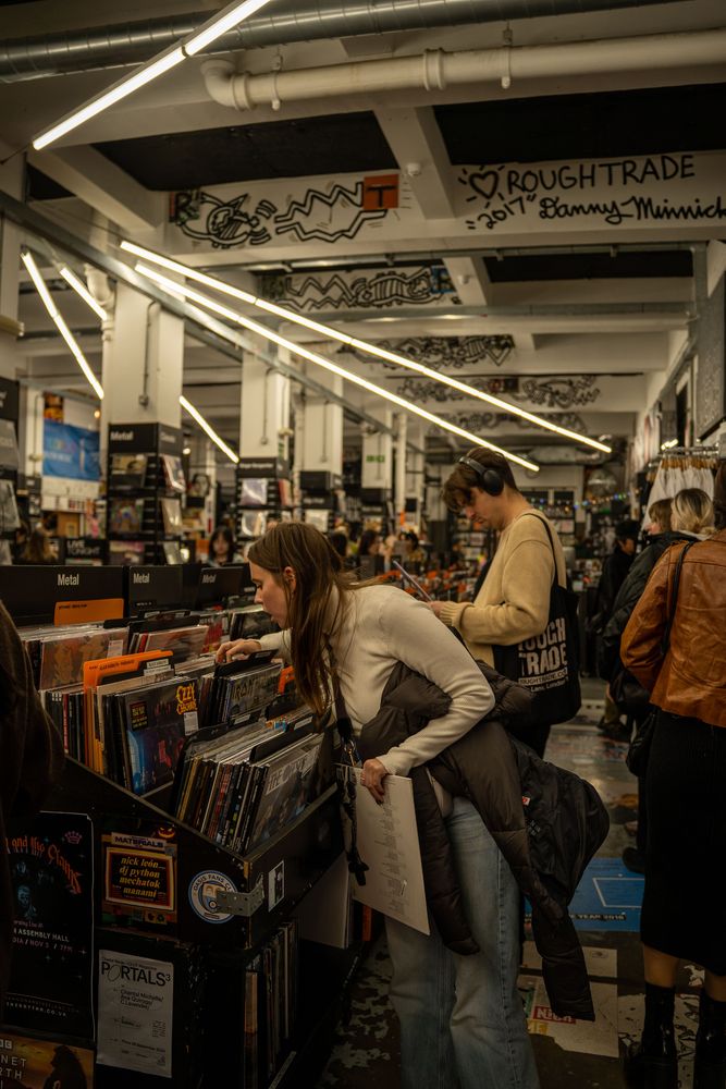 Rough Trade East magasin de vinyles Shoreditch Londres Angleterre 