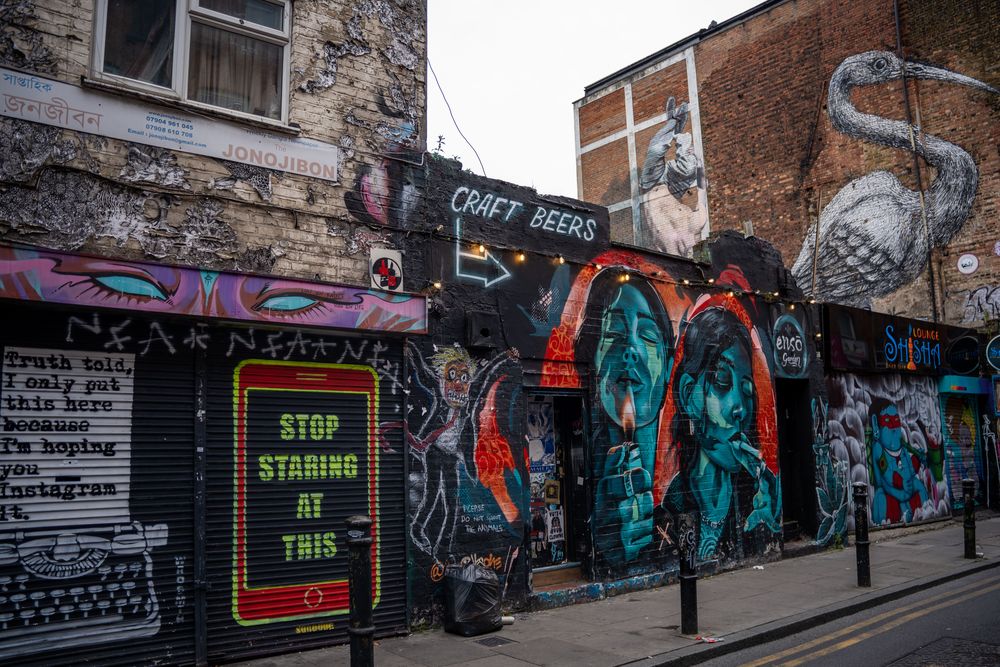 où voir du street art à Shoreditch Londres Angleterre 