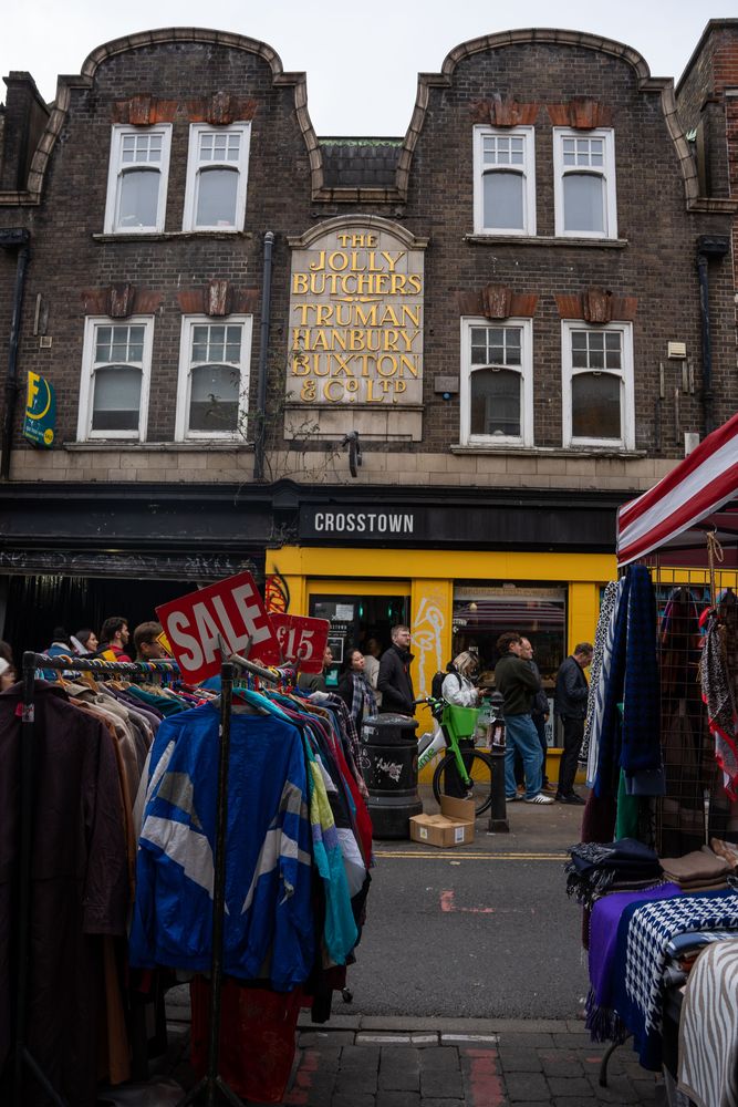 Vintage market brick lane market shoreditch londres