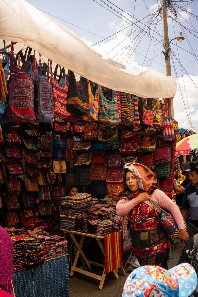 Marché Chichicastenango Guatemala 