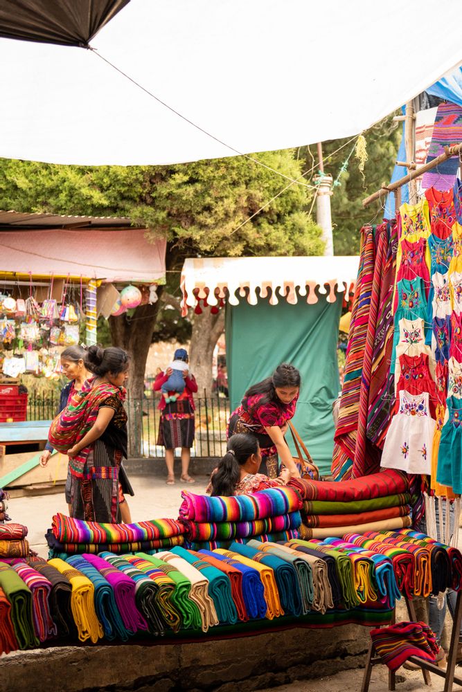 Marché Chichicastenango Guatemala 