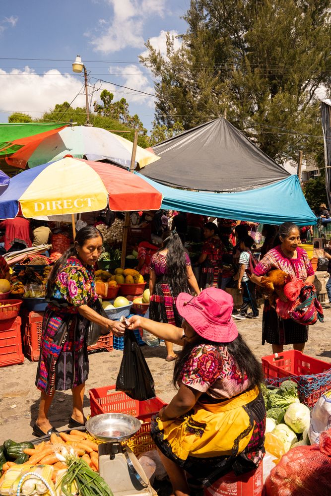 Marché Chichicastenango Guatemala 