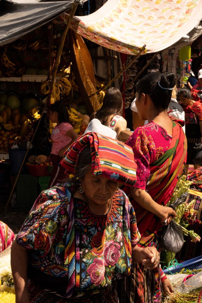 Marché Chichicastenango Guatemala 