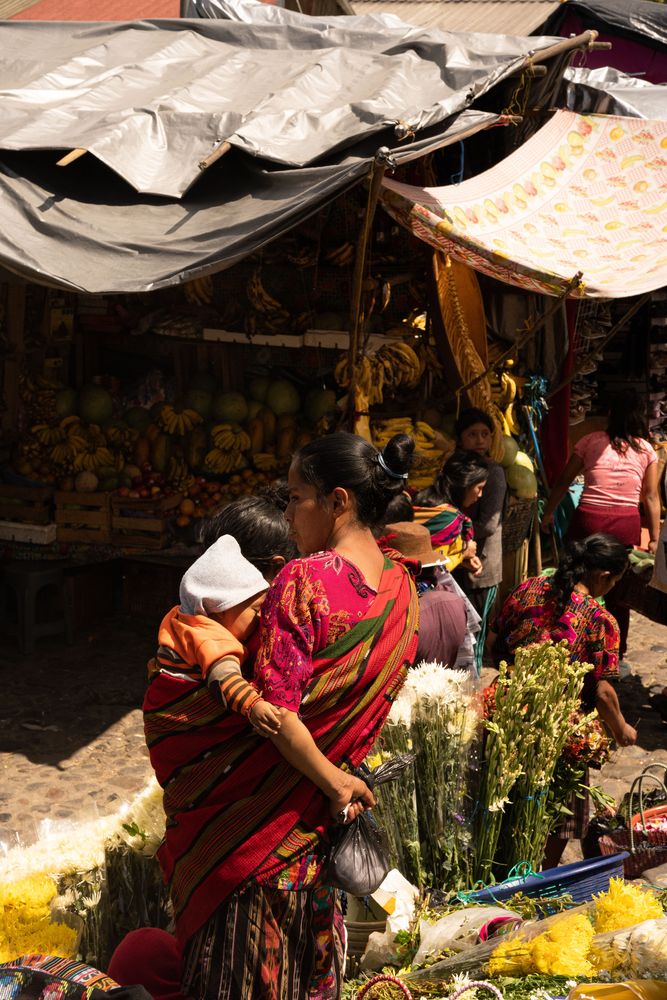 Marché Chichicastenango Guatemala 