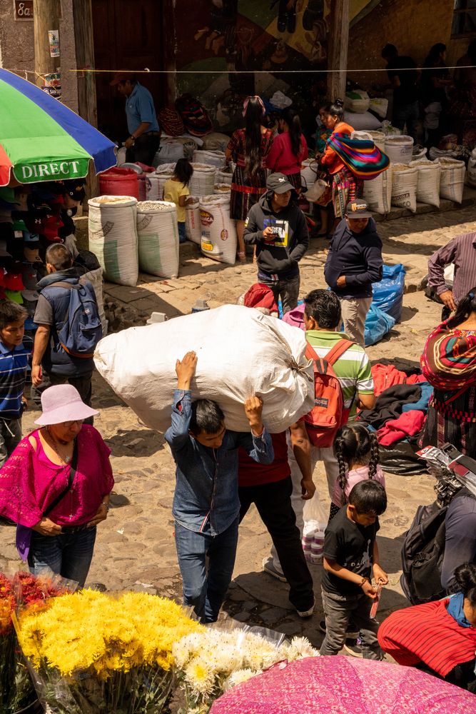 Marché Chichicastenango Guatemala 