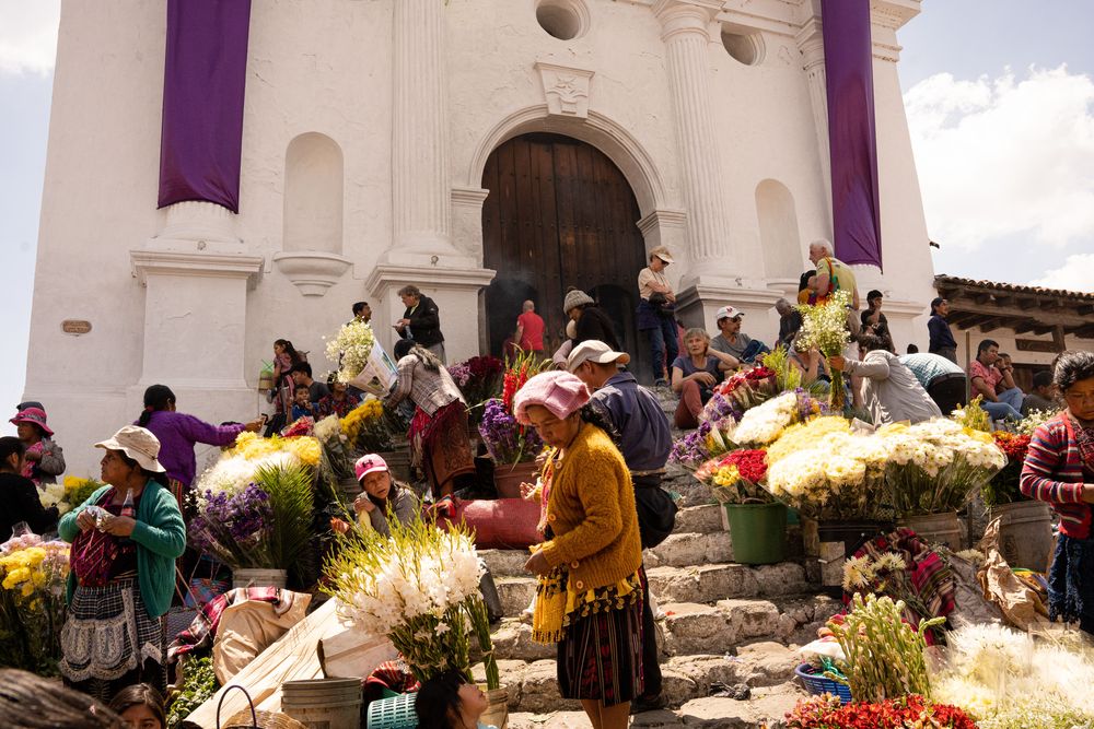 Marché Chichicastenango Guatemala 