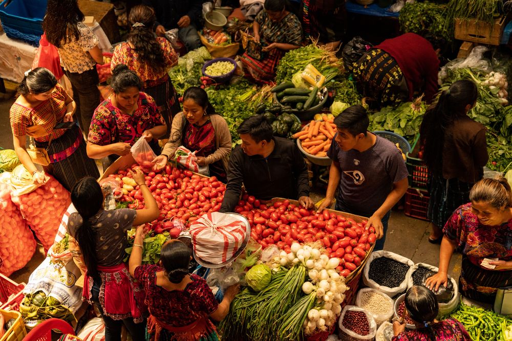 Marché Chichicastenango Guatemala 