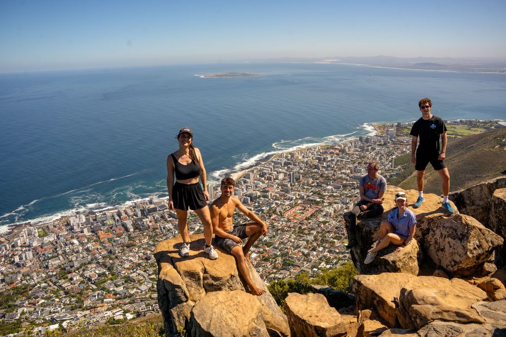 Randonnée Lion's Head au Cap Kite surf au Cap - Cape Town, Afrique du Sud 