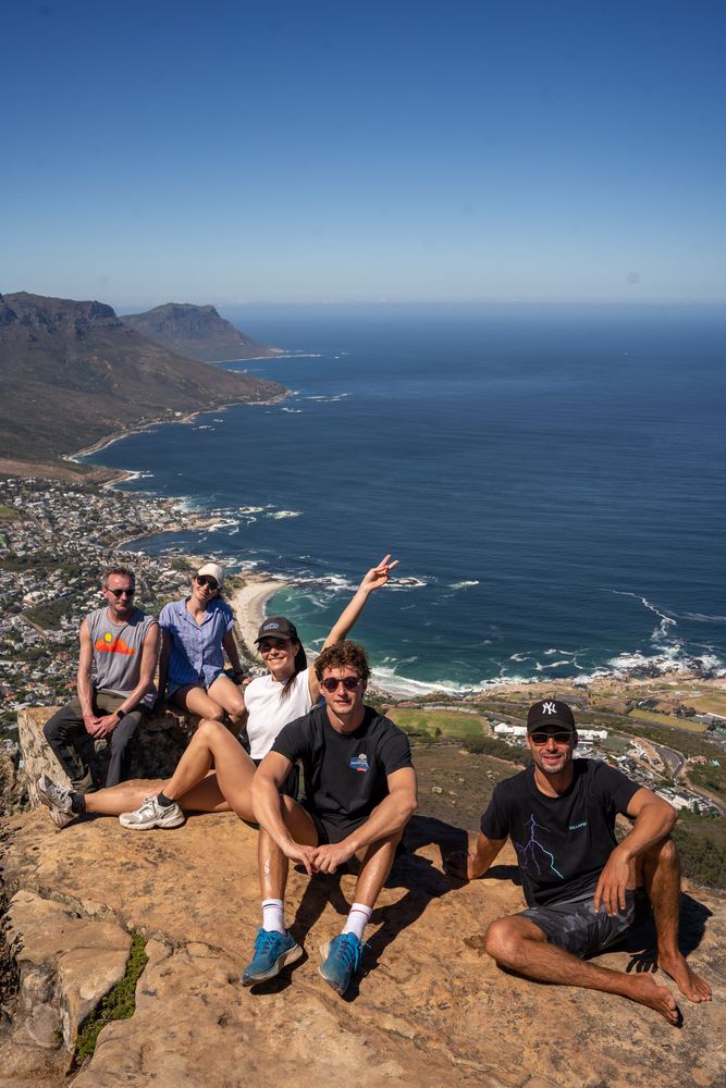 Randonnée Lion's Head au Cap Kite surf au Cap - Cape Town, Afrique du Sud 