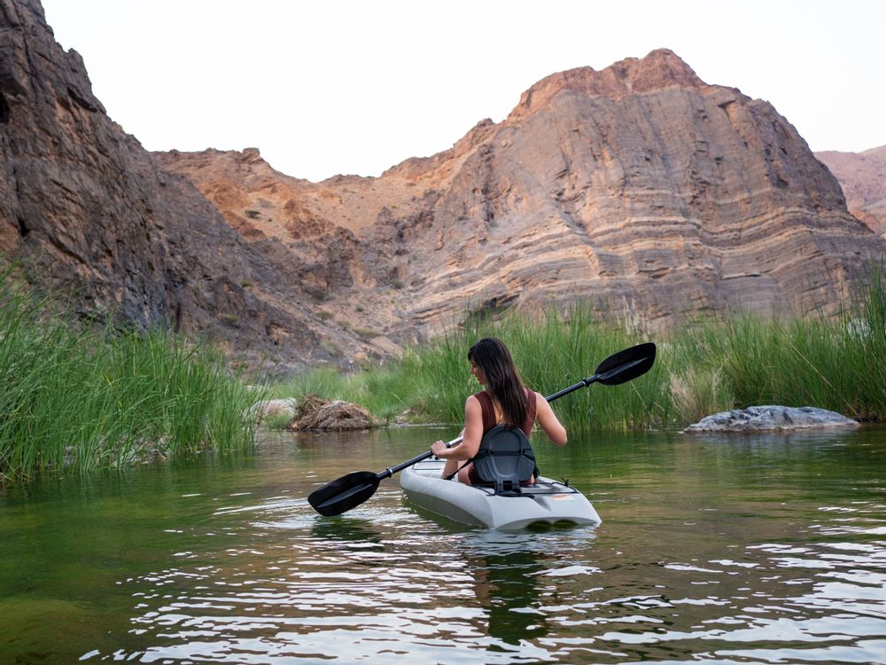 kayak wadi al arbeein oman les plus beaux wadis d'oman