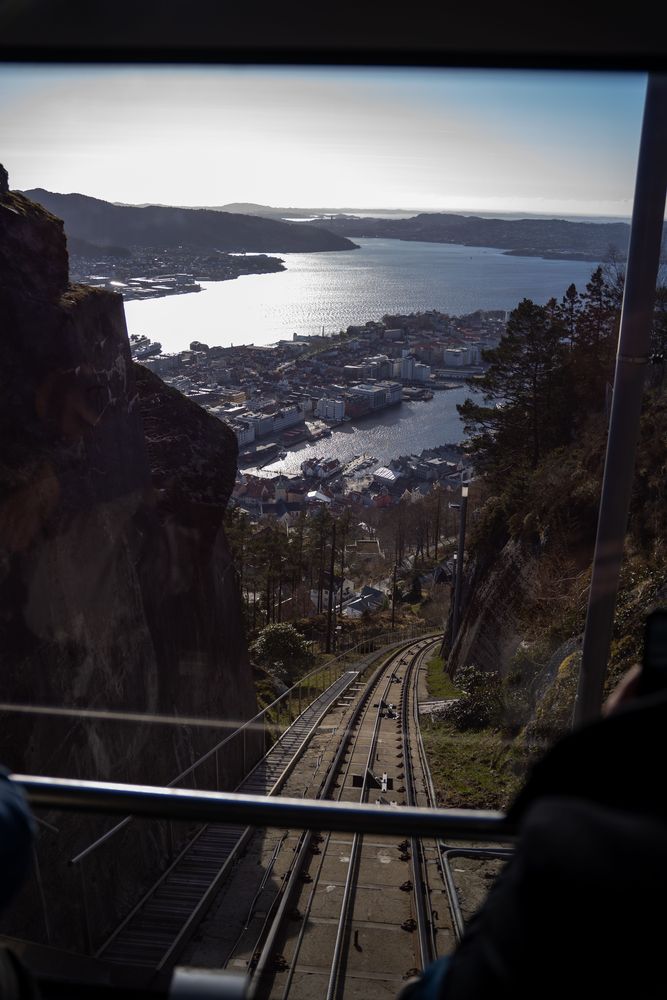 Téléphérique Floibanen, Bergen, Norvège - que faire à Bergen ? itinéraire, conseils, restaurants