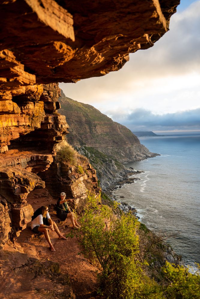 Chapman's Drive Road Coucher de soleil - Cape Town, Afrique du Sud 
