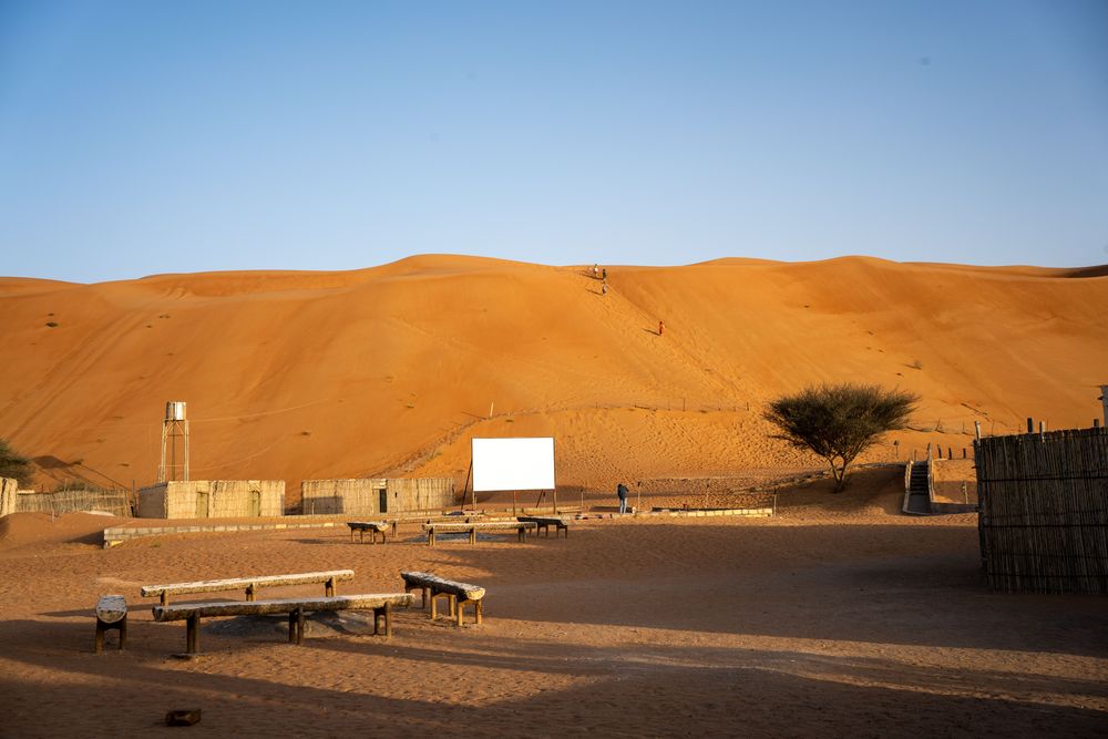 sama al wasil desert camp wahiba sands oman cinema