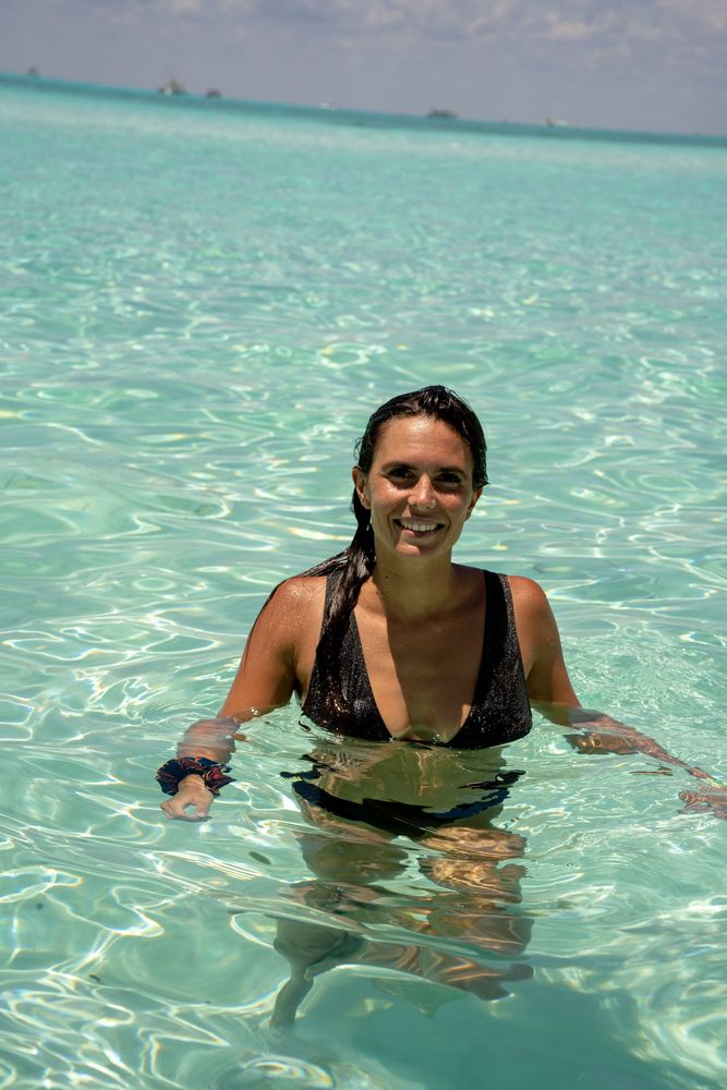 Eau turquoise Plage Cozumel Mexique