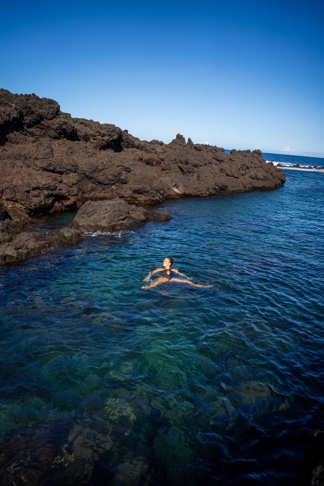 Piscines naturelles Biscoitos Terceira Açores