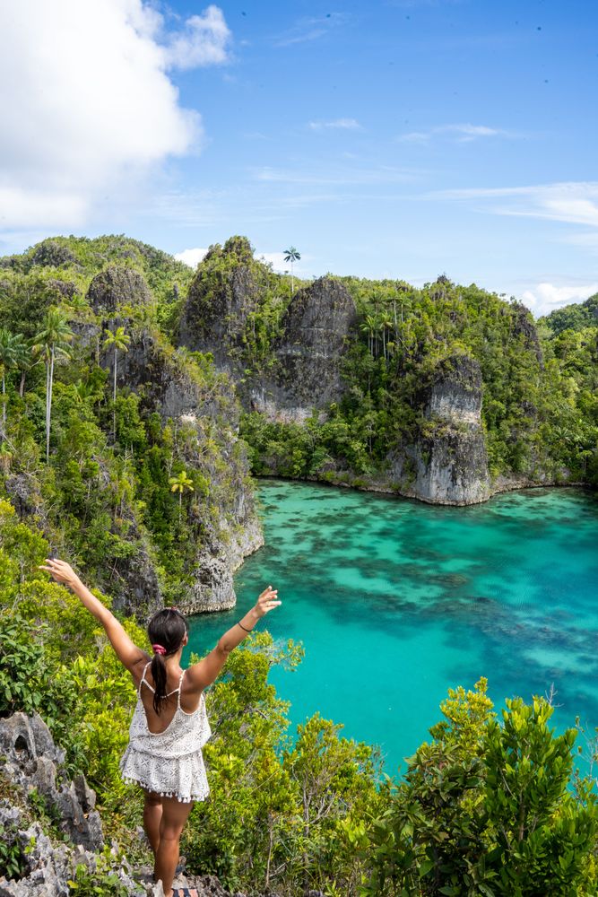 Vue star lagoon Raja Ampat Indonésie Papouasie Occidentale conseils guide