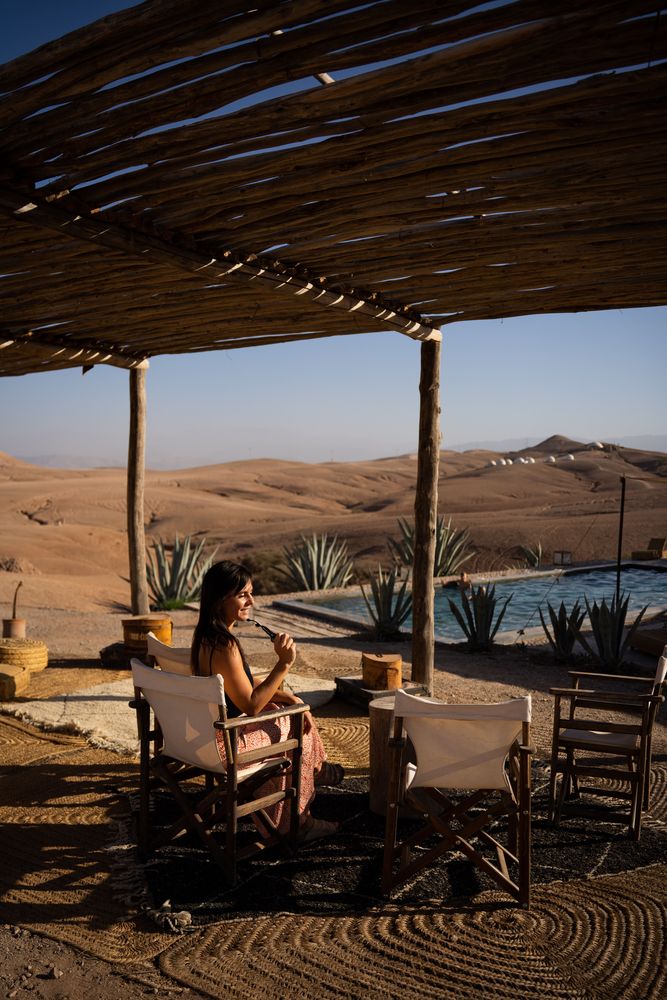 Désert d'Agafay Piscine Marrakech Maroc
