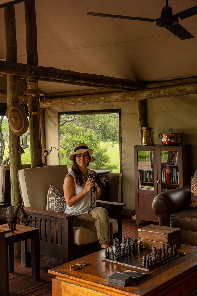 Rhino Post Walking Safari Parc Kruger Afrique du Sud Safari