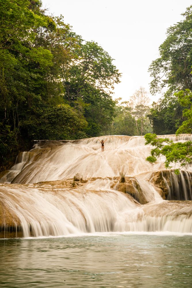 Palenque Cascades Mexique