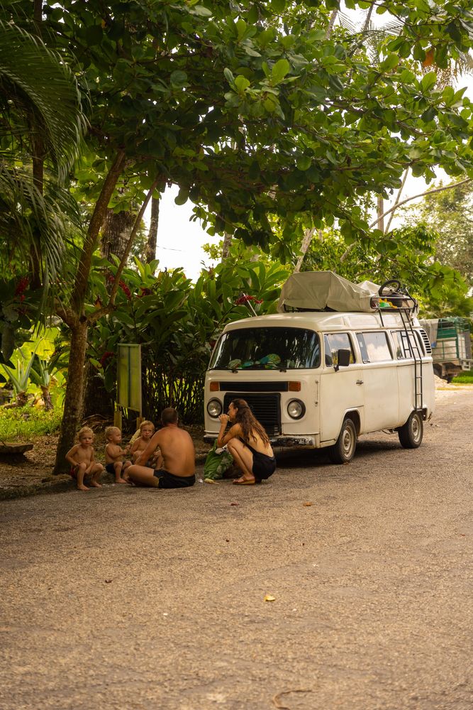 Van Famille Palenque Cascades Mexique