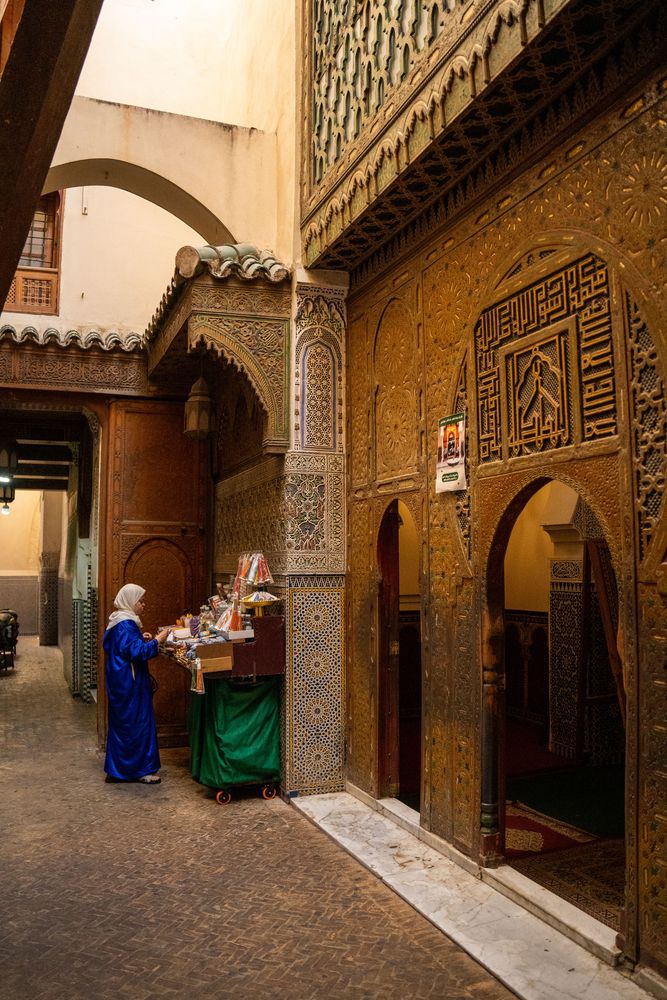 Fès Maroc ruelles monument quartier historique