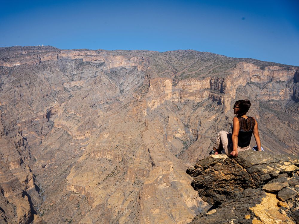 djebel shams randonnée balcon oman