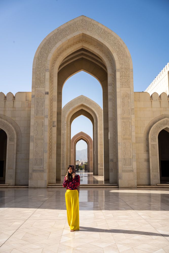 Sultan Qaboos mosquée oman mascate muscat