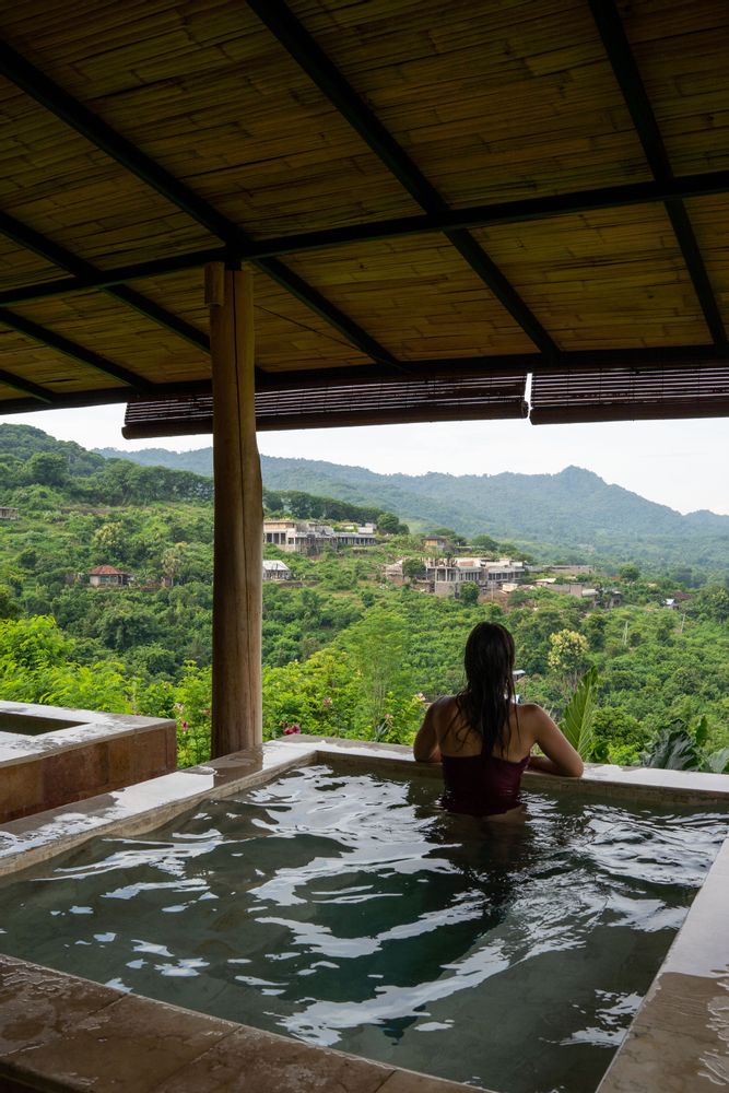 Pemuteran Bali Sumberkima Hill Hôtel Ice bath spa sauna