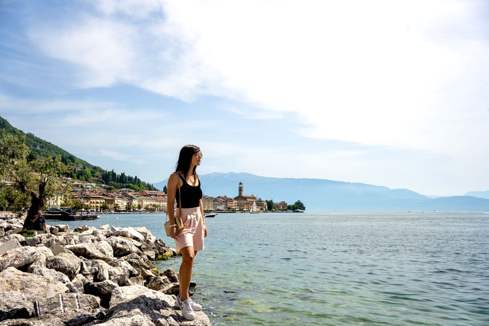bateau ruelle itinéraire lac de garde italie