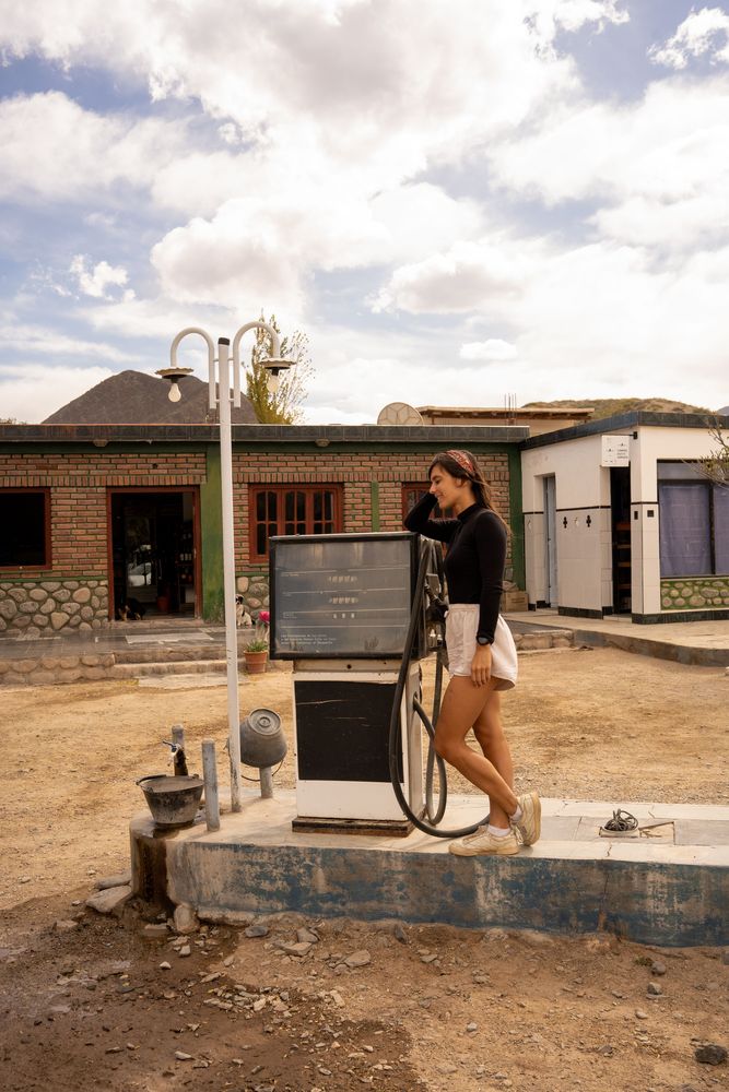 Road-trip Itinéraire Salta Nord Argentine station-service