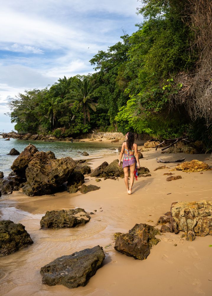 Plage Tinharé Morro de Sao Paulo Brésil