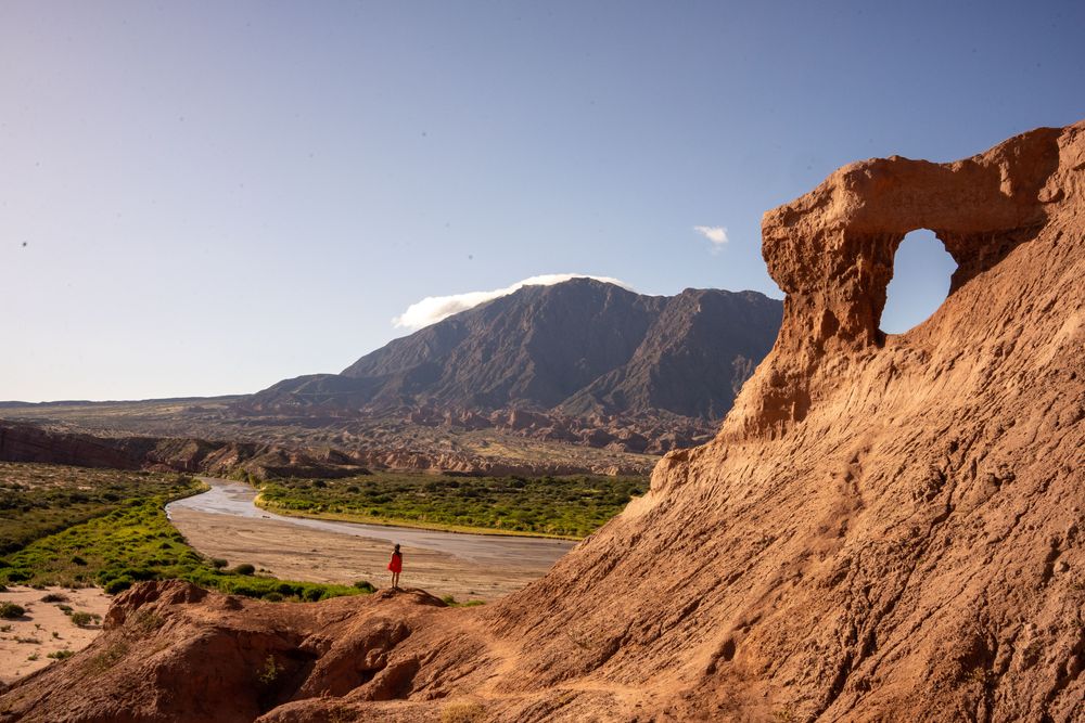 Rivière et trou dans le roche Que faire autour de Salta Nord de l'Argentine ? Itinéraire, road-trip, paysages - boucle sud