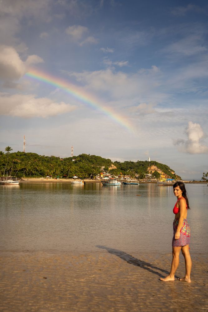 Arc en ciel Tinharé Morro de Sao Paulo Brésil